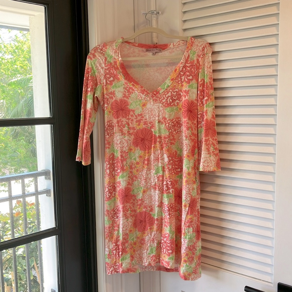 Floral vintage Barbara Gerwit dress.